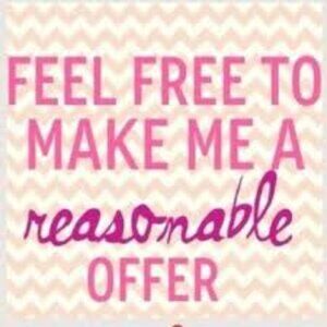 Reasonable Offers Welcomed